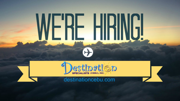 destination specialists we're hiring