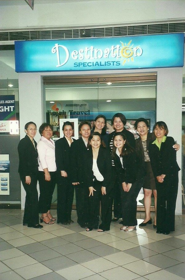 Our first location in SM City Cebu. Changed our name from Rajah Travel to Destination Specialists.