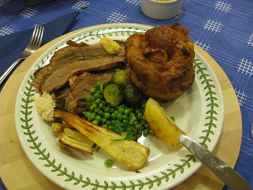 Yorkshire Pudding and Roast Beef photo